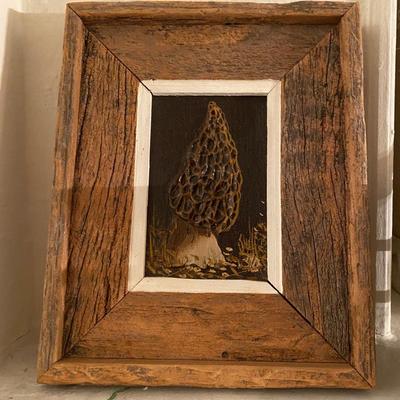 Morel mushroom Painting by Joe Shell