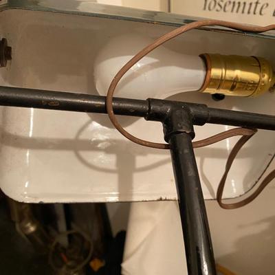 1930s vintage Art Deco notary lamp