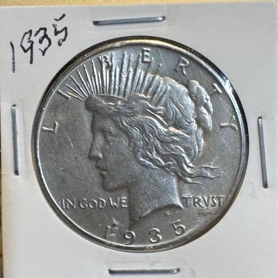 1935 Peace Dollar