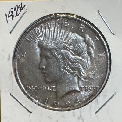 1924 Peace Dollar