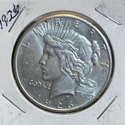 1926 Peace Dollar