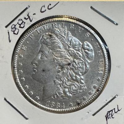 1884 CC Morgan Silver Dollar