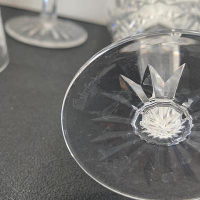 Waterford Lead Crystal 6” Sherry Champagne Glasses