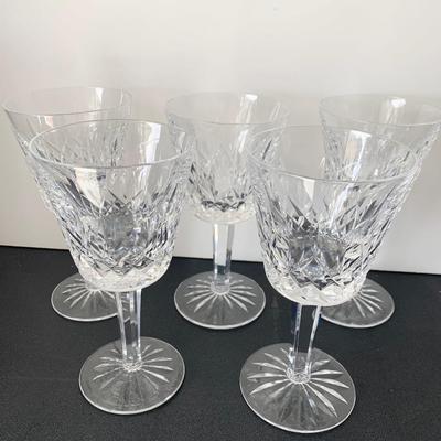 Waterford Lead Crystal 6” Sherry Champagne Glasses