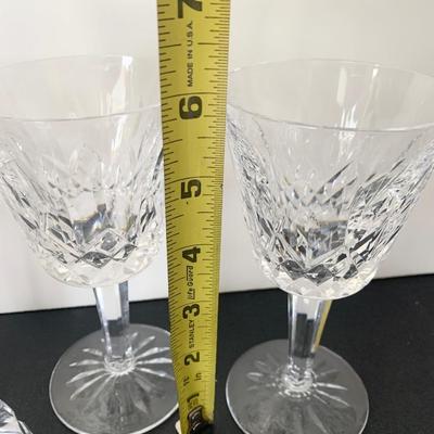 Waterford Lead Crystal 6” Sherry Champagne Glasses