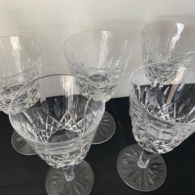 Waterford Lead Crystal 6” Sherry Champagne Glasses