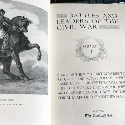 c1887 Rare 3 Volume Set Civil War Battles & Leaders