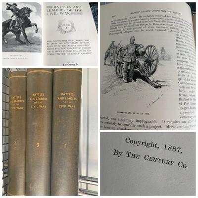 c1887 Rare 3 Volume Set Civil War Battles & Leaders