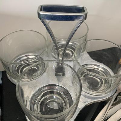Mid Century Modern Serving Lot