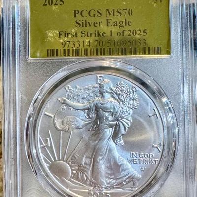 PCGS MS 70 Silver Eagle