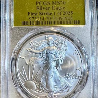 PCGS MS 70 Silver Eagle
