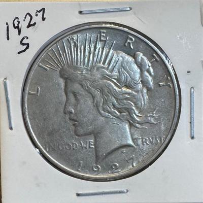 1927 S Peace Dollar