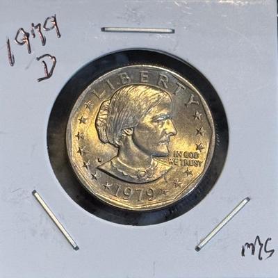 1979 D Susan B Anthony Dollar