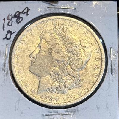 1889 O Morgan Silver Dollar