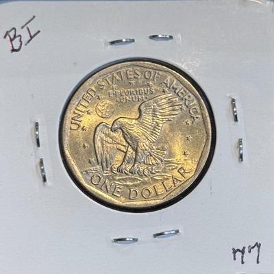 1979 P Wide Rim Susan B Anthony