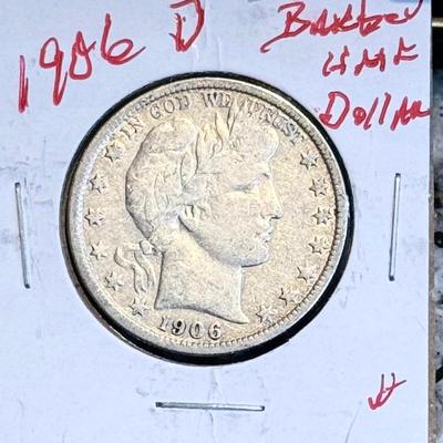 1906 Barber Half Dollar