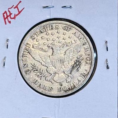 1906 Barber Half Dollar
