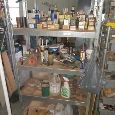 Shelf and contents