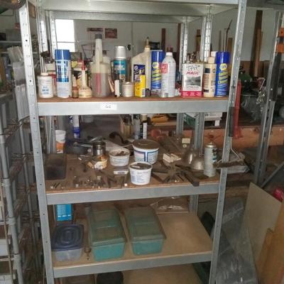 Shelf and contents