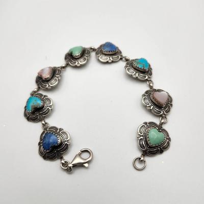 Carolyn Pollack QT Sterling Concho bracelet