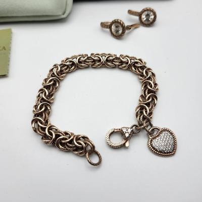 Judith RIpka Bracelet with earrings