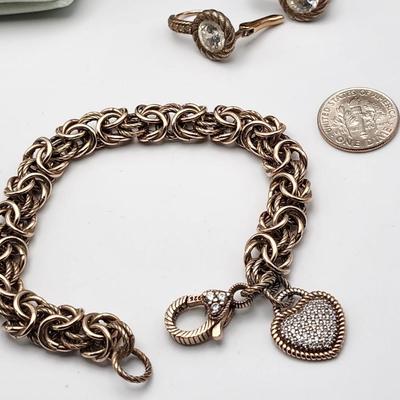 Judith RIpka Bracelet with earrings