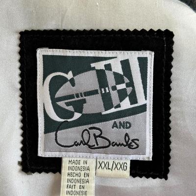 Carl Banks Philadelphia Eagles Jacket- Men's size XXL. Suede body with leather sleeves.