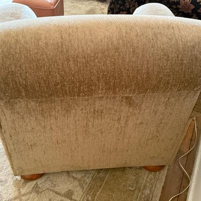 Light Brown Lounging Armed Chair