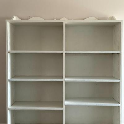White Wood Shelving Unit