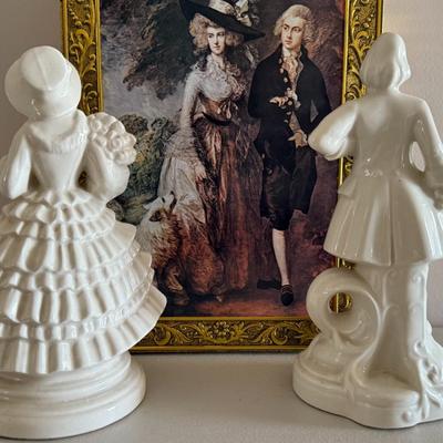 Pair of Porcelain Colonial Figurines Lot