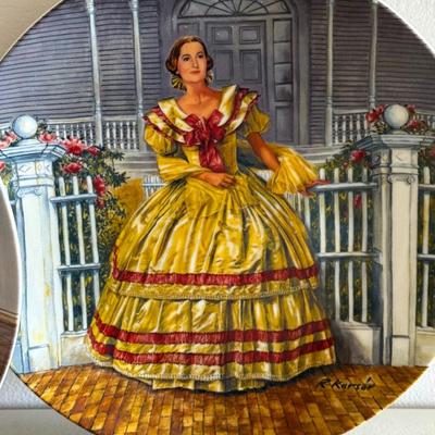 "Gone With the Wind" Knowles Collectible Plates Lot