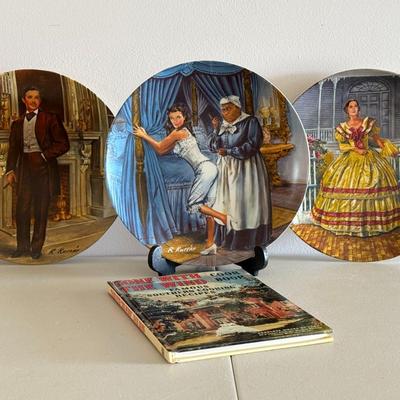 "Gone With the Wind" Knowles Collectible Plates Lot