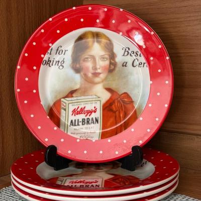 Vintage Style Kellogg's Plates