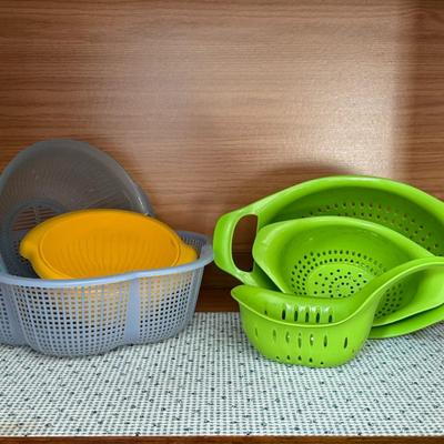 Plastic Strainers Lot