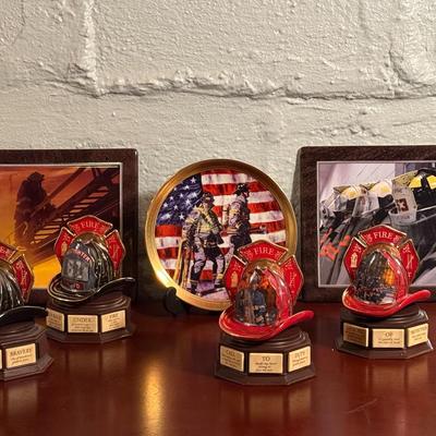 Bradford Exchange- Ardleight Elliot Firefighter Tribute Music Boxes Lot