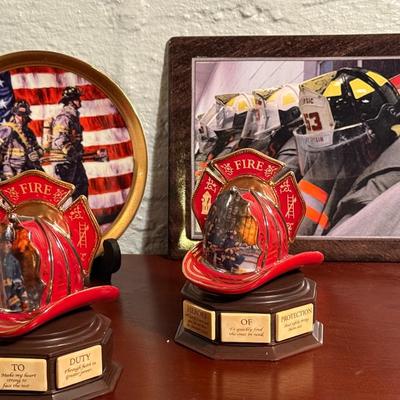Bradford Exchange- Ardleight Elliot Firefighter Tribute Music Boxes Lot