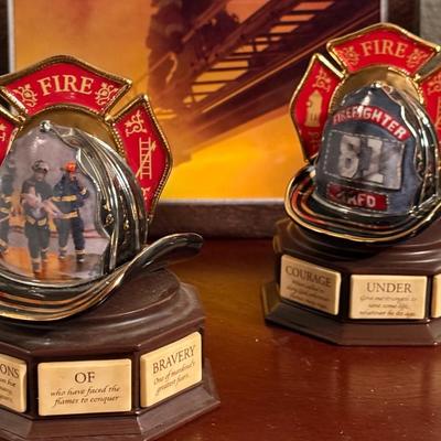 Bradford Exchange- Ardleight Elliot Firefighter Tribute Music Boxes Lot