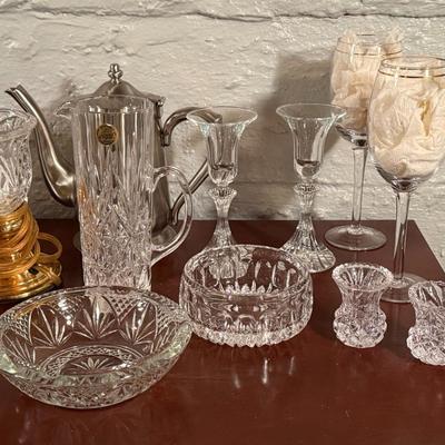 Crystal and Cut Glass Lot