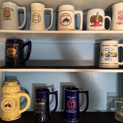 Firefighter Themed Stein Collection