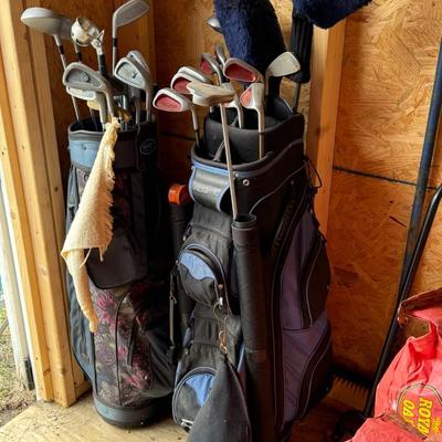 Golf Clubs w/ Bags