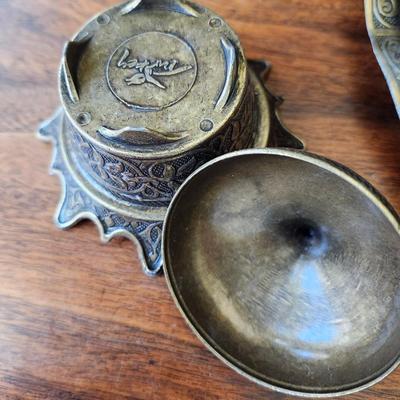 Turkish Old Brass Espresso Coffee Service