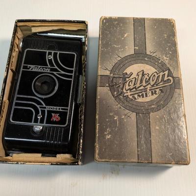 Vintage Falcon Junior Model Camera with Original Box (1939)