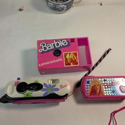 3 Vintage "Barbie" Instamatic Cameras