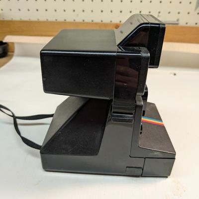 Vintage 1983 Polaroid One Step Plus Instant Land Camera With Q Light Flash