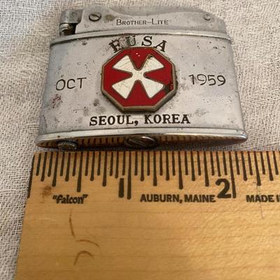 Brother Lite EUSA DATED MILITARY LIGHTER, KOREA