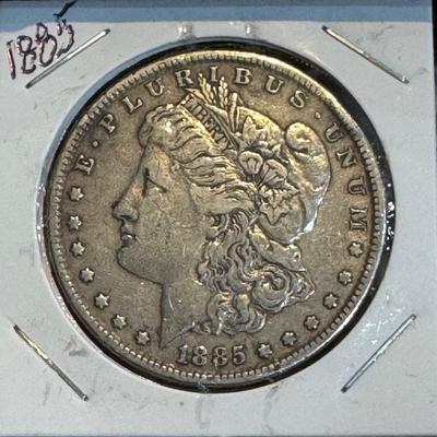 1885 Morgan Silver Dollar