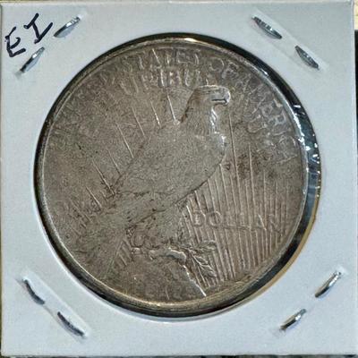 1922 D Peace Dollar