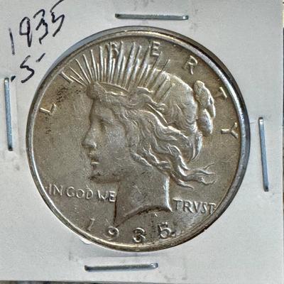 1935 S Peace Dollar