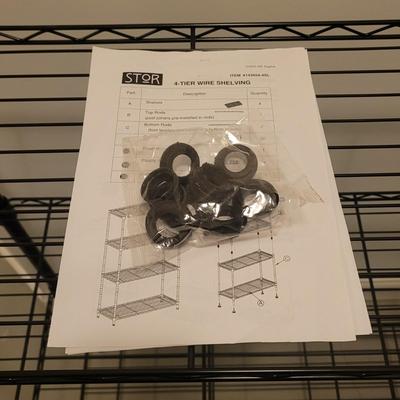 Four Tier Wire Shelving (BS-EL)