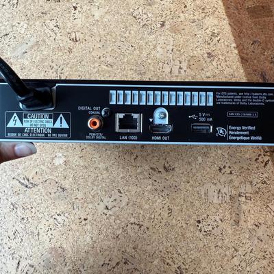 Blue Ray Player, Apple T.V., and Universal Remote (BC-EL)